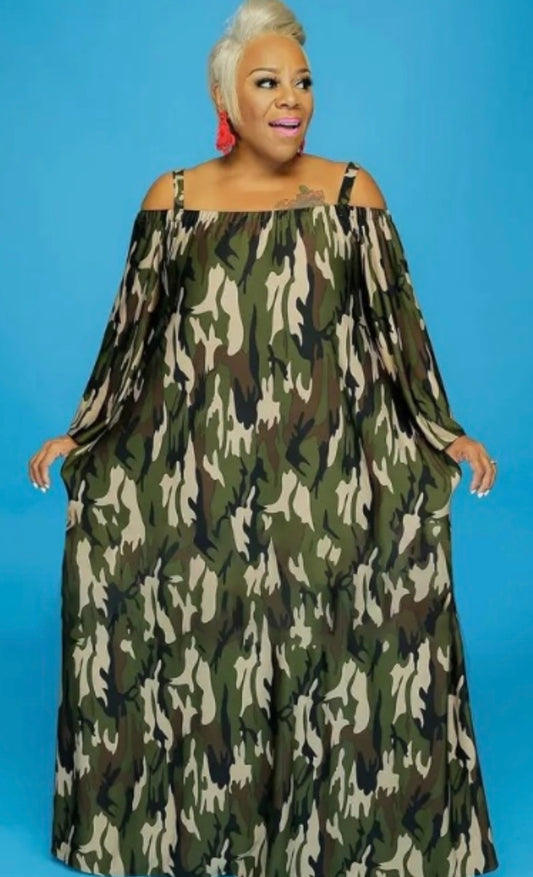 Sexy cami maxi dress