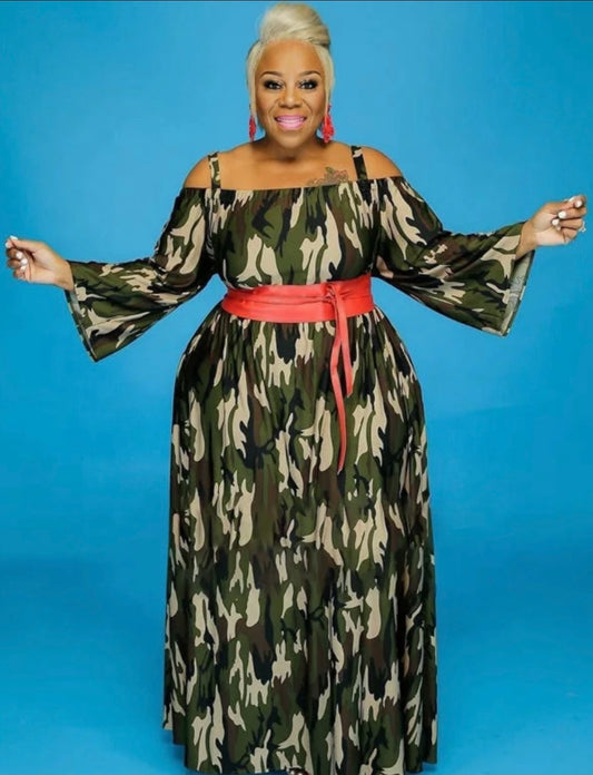 Sexy cami maxi dress