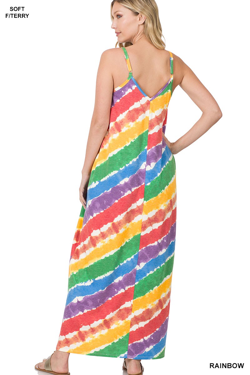 RAINBOW MAXI DRESS