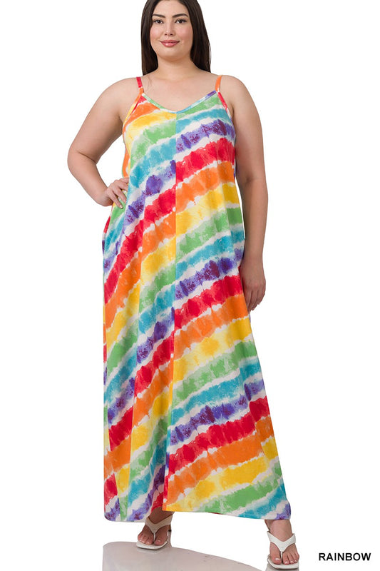 RAINBOW MAXI DRESS