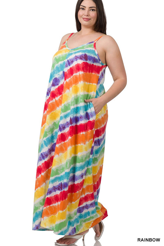 RAINBOW MAXI DRESS