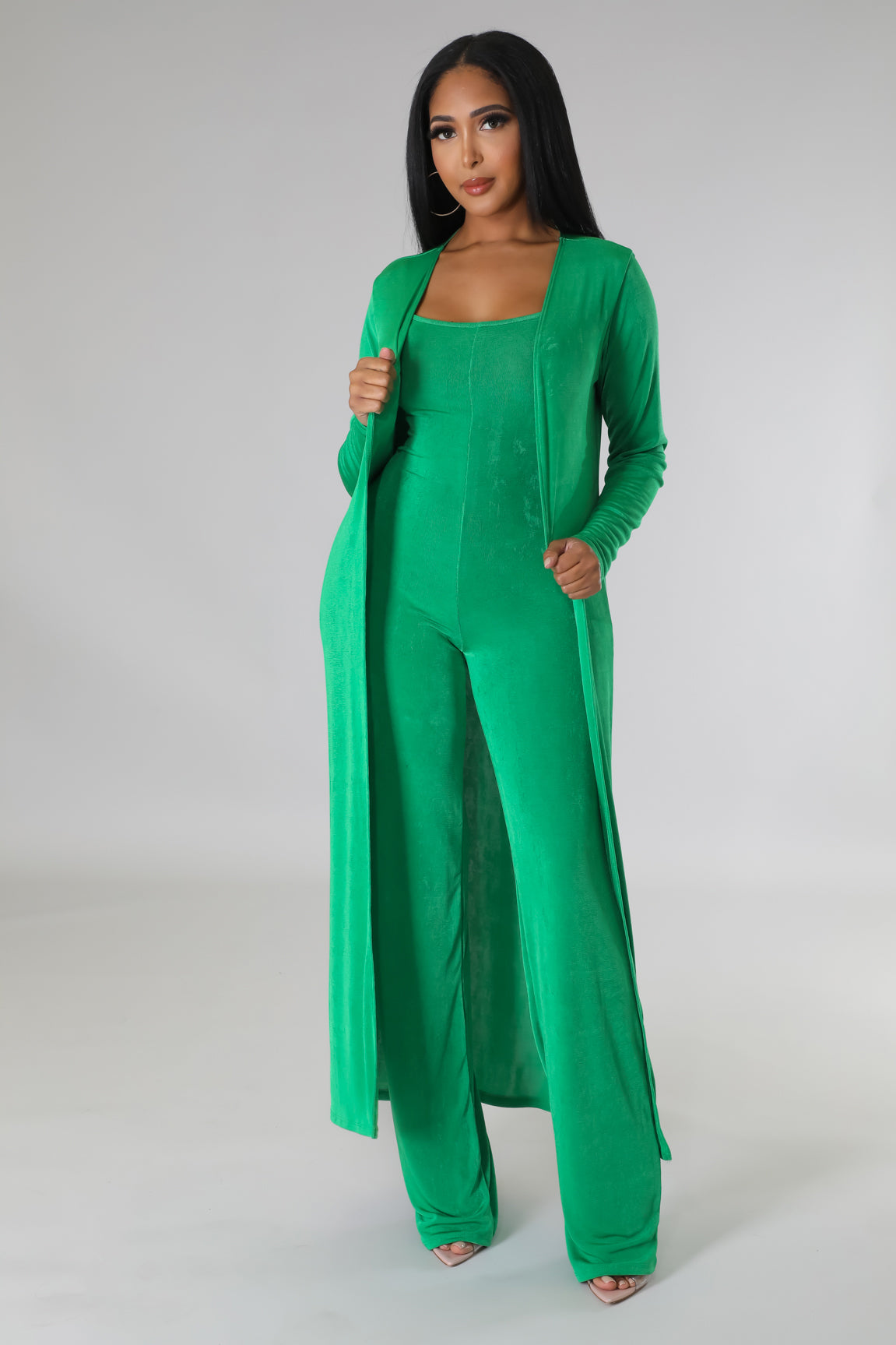 Jumpsuit with cape