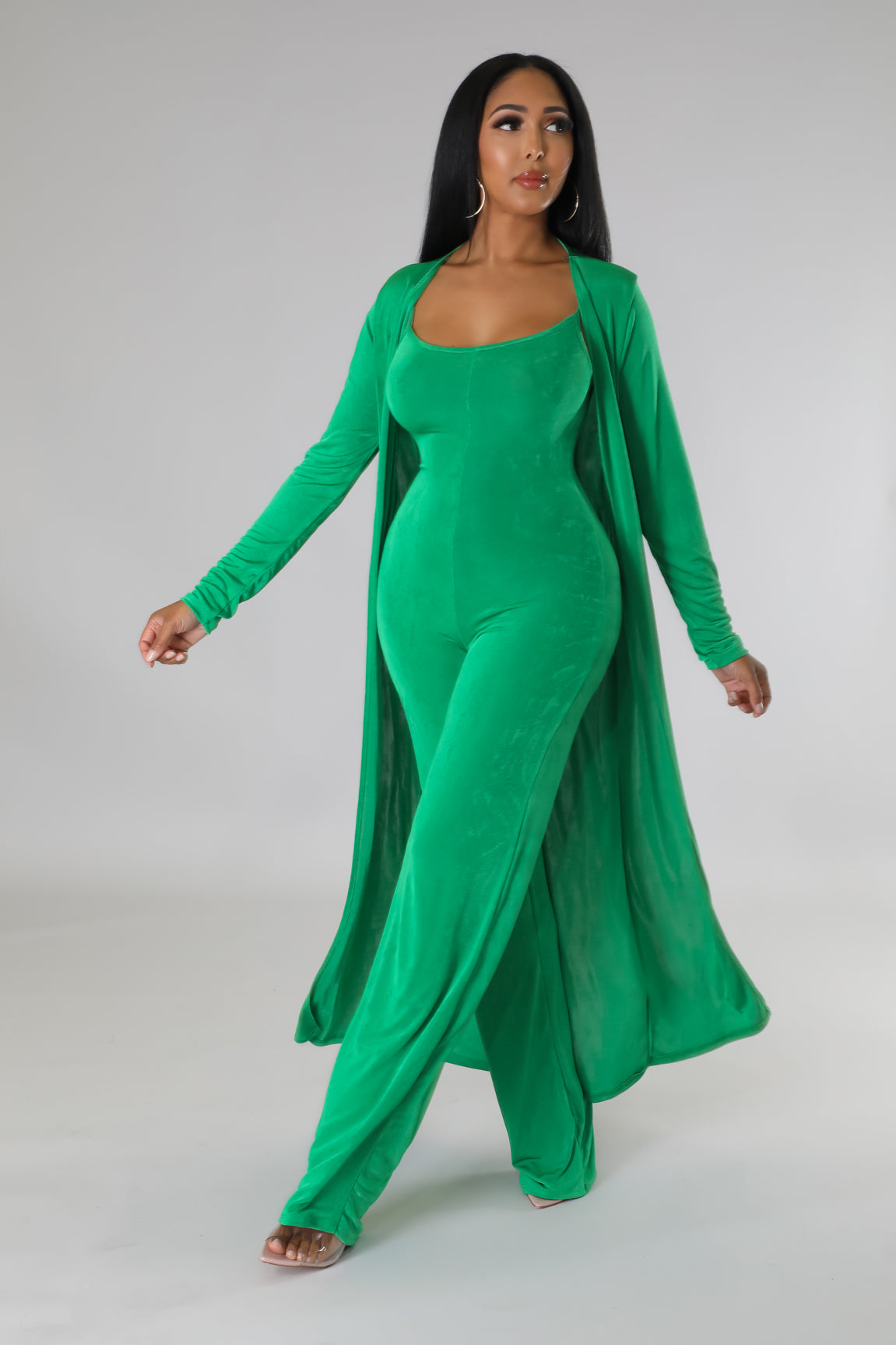 Jumpsuit with cape