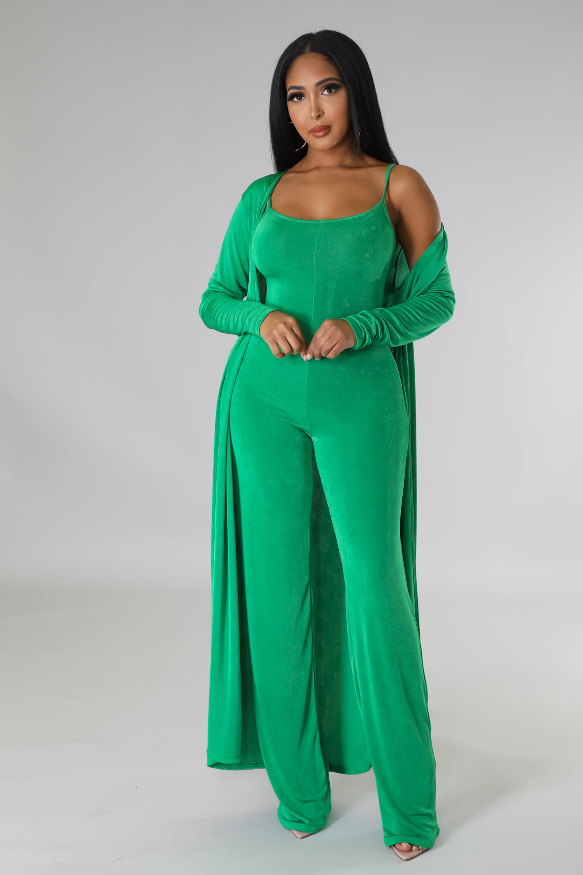 Jumpsuit with cape