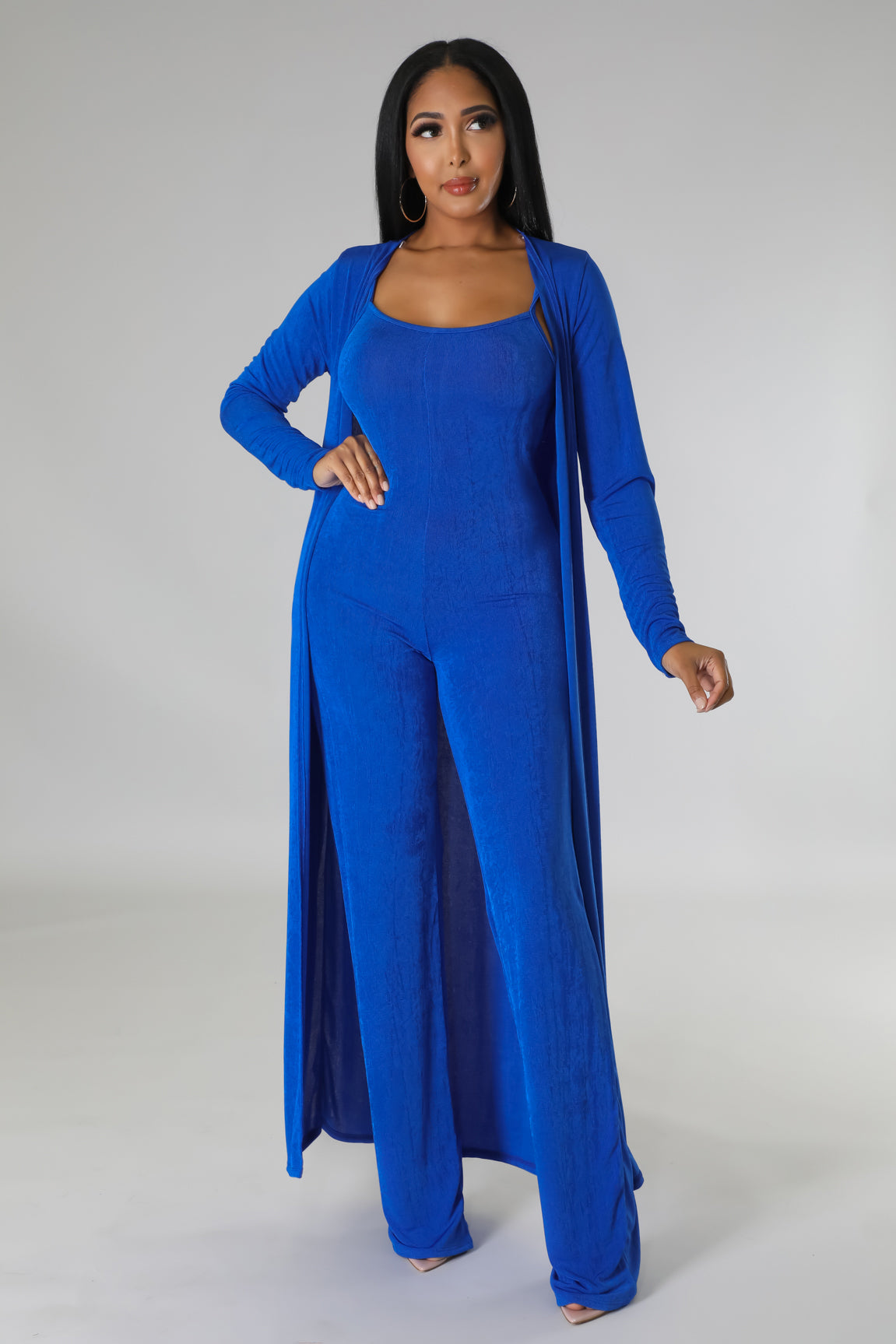 Jumpsuit with cape