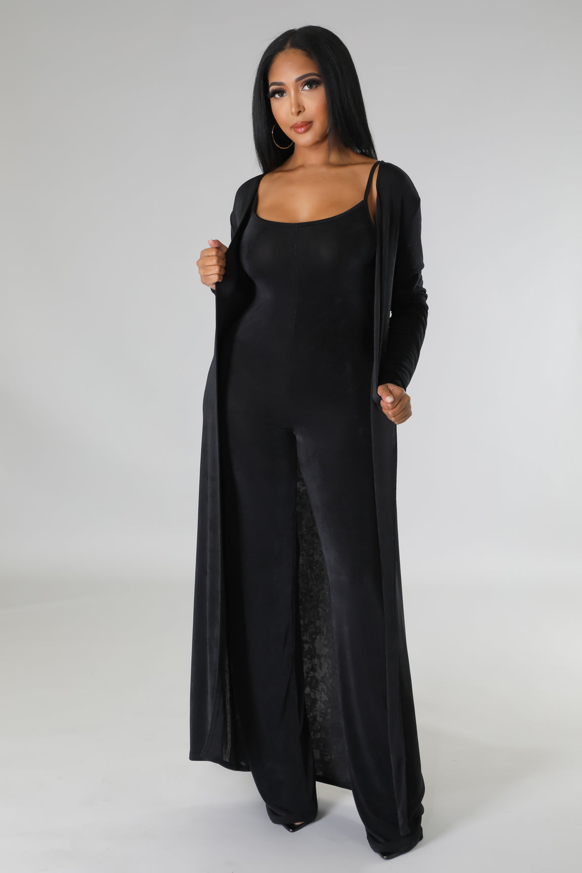 Jumpsuit with cape