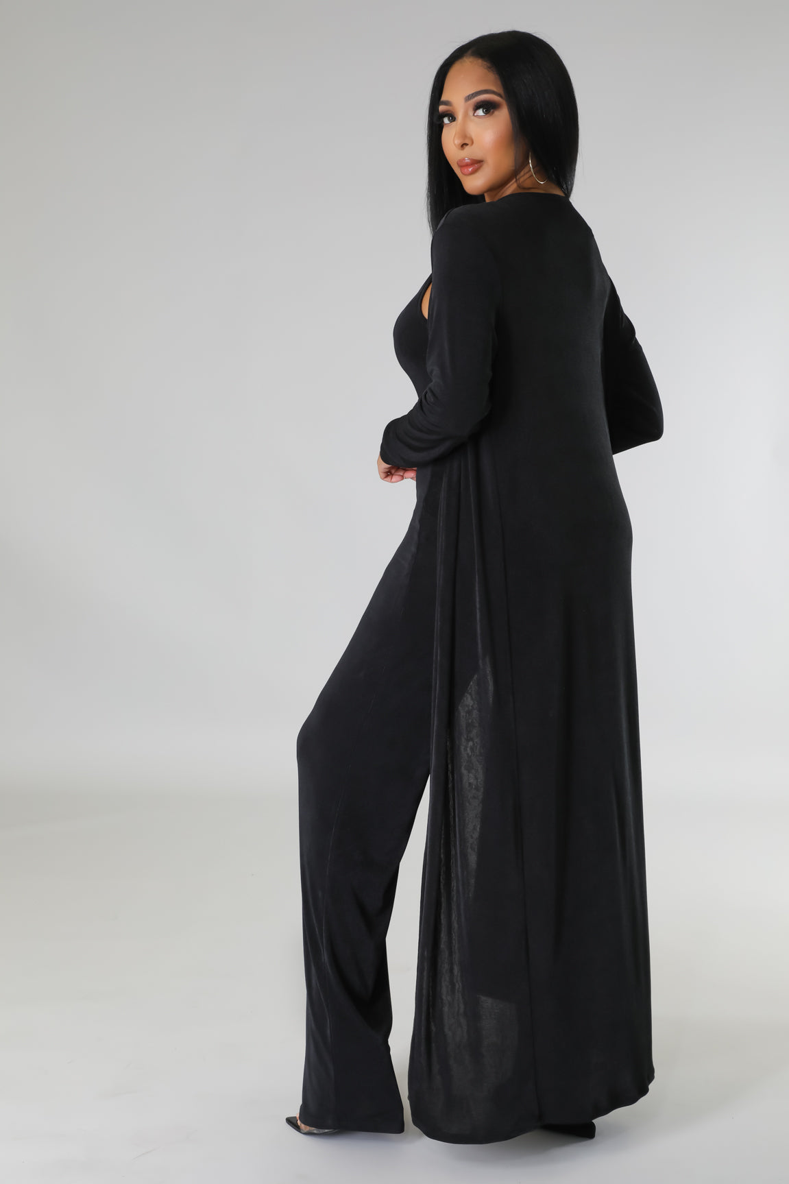 Jumpsuit with cape