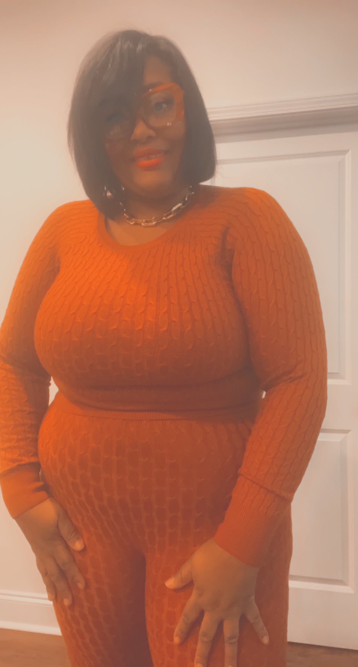 Ribbed two piece set