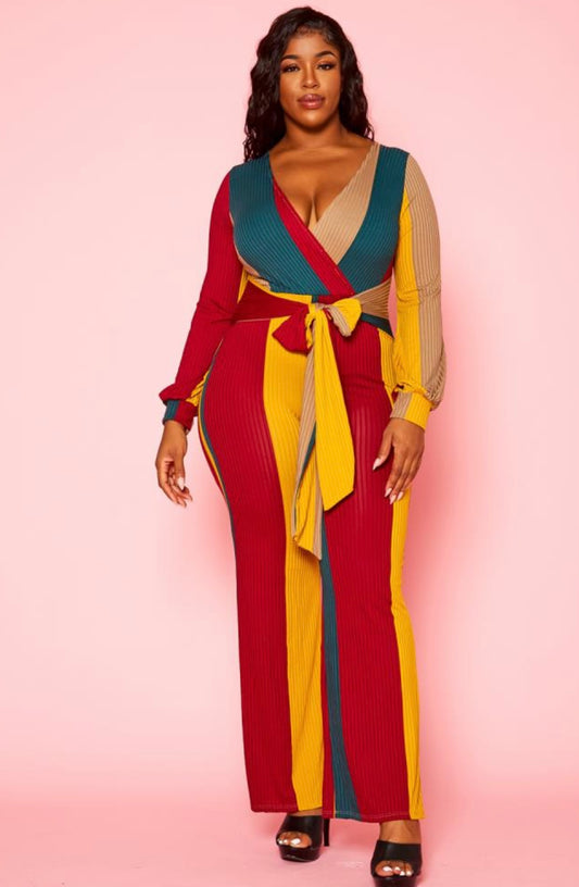 Colorblock jumpsuit