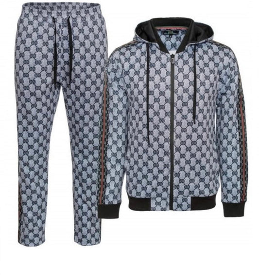 Men Black and red track suit