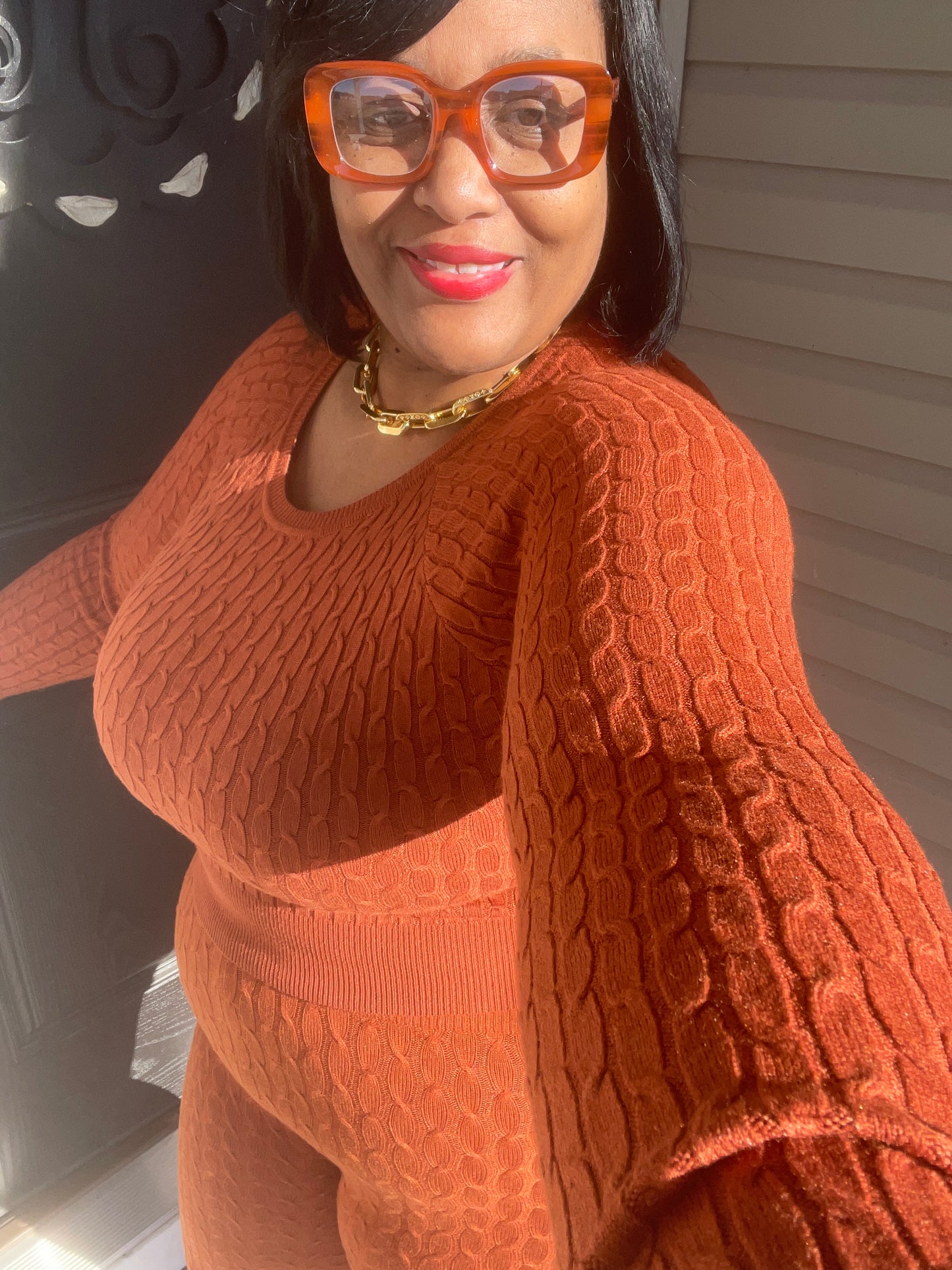 Ribbed two piece set