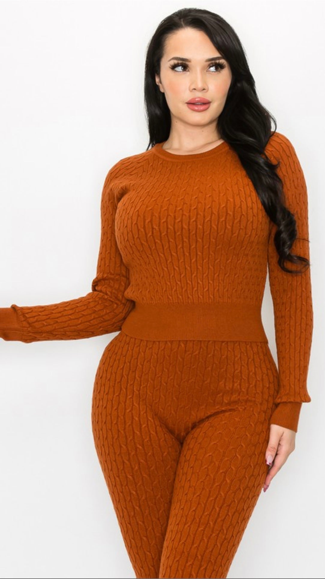 Ribbed two piece set