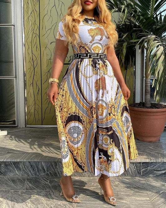 Greek Print dress