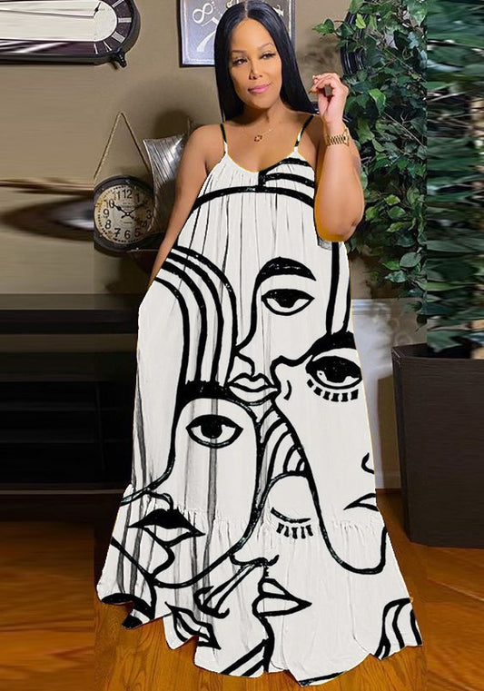 Faces Maxi Dress