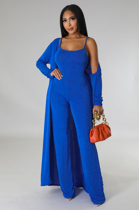 Jumpsuit with cape
