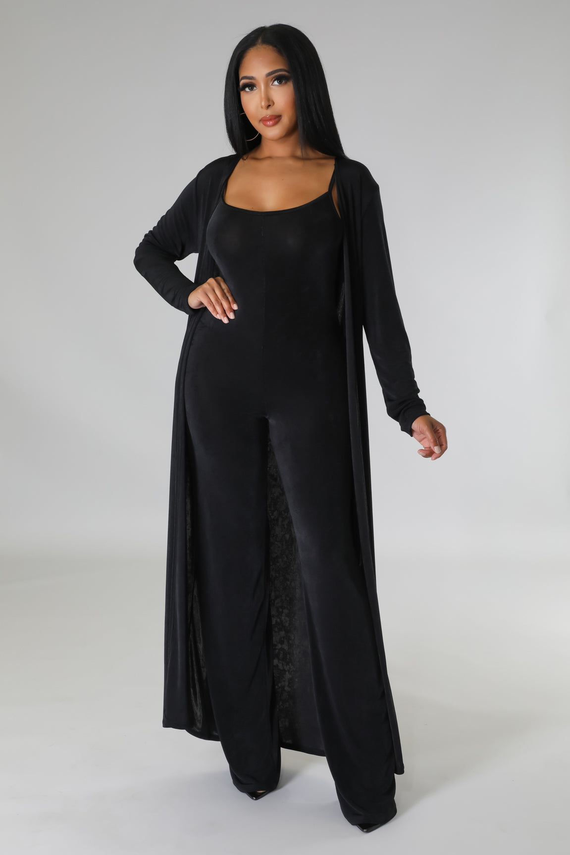 Jumpsuit with cape