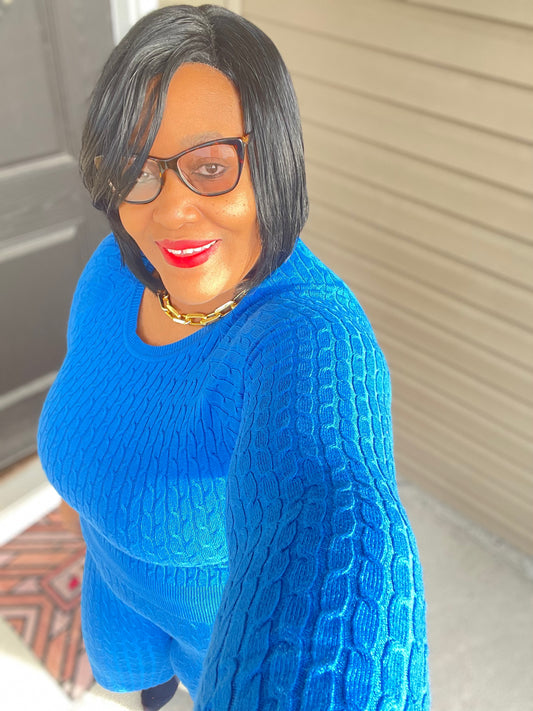 Ribbed two piece set